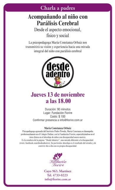 Charla para padres